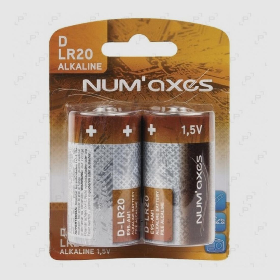Alkaline-Batterien Num Axes D LR20 1,5V - Lange Lebensdauer - Zuverlässige Leistung - Für Jagd- und Outdoor-Geräte, Bild 3 von 5