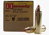 Hornady Custom .500 S&W 300GR FTX 20 cartridges