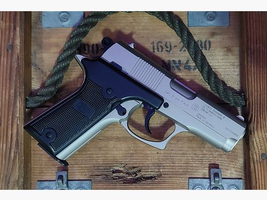 COLT Double Eagle - matte chrome - 9 mm P.A.K (PTB 766) blank firing