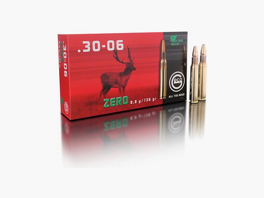Cartucho Geco Zero cal.30-06 136GR 8,8 G caja de 20