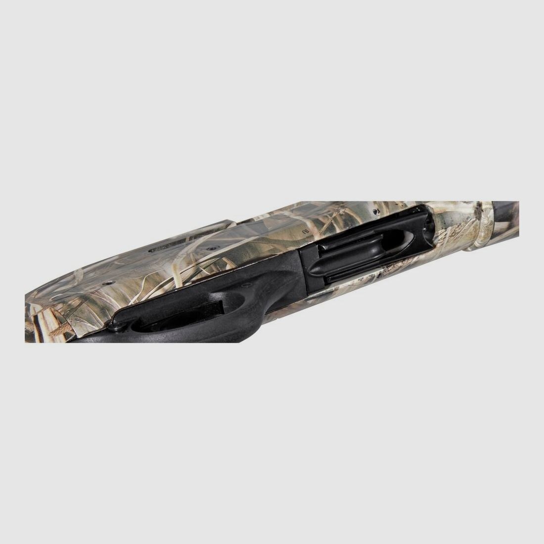Mercury jacht Mercury Rough Camo Max-4 HD link uitvoering, 71 cm looplengte, 20/76 semi-automatisch geweer