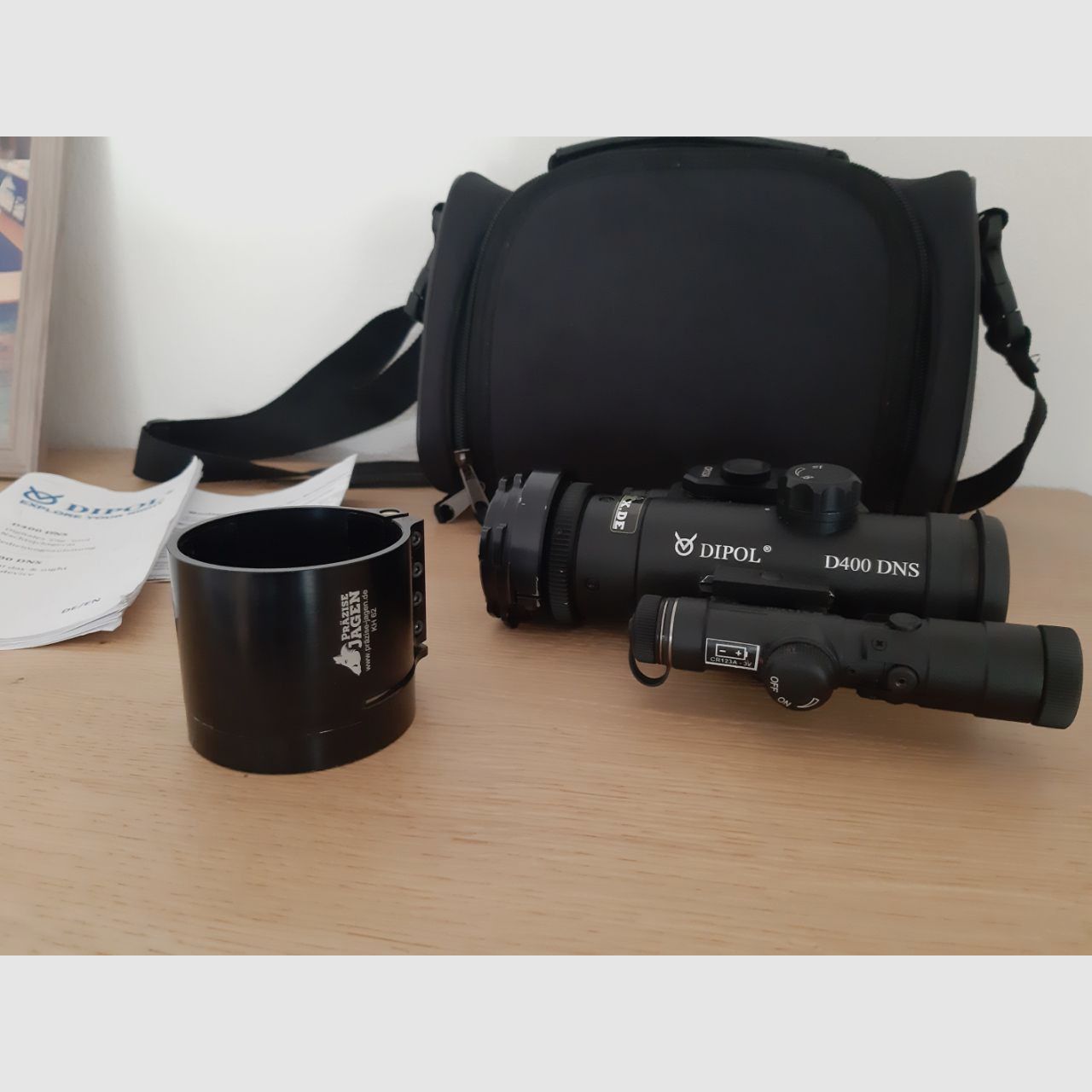 Dipol D400 DNS digitales Nachtsichtgerät inkl. präzise Jagen Adapter - wie Pulsar