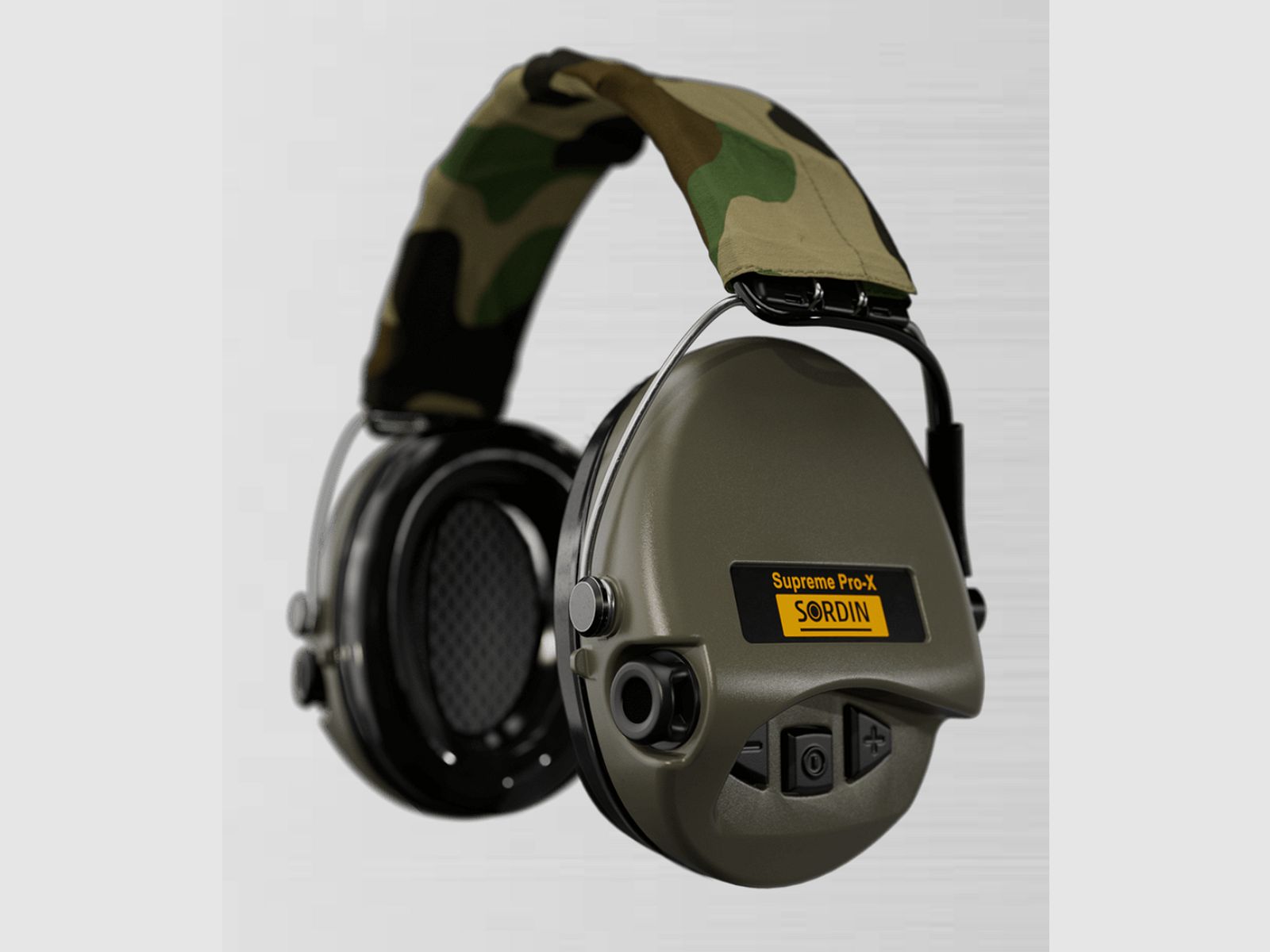 Sordin 75302-X-S Elektronischer Gehörschutz Supreme Pro X Headband Grün Camo