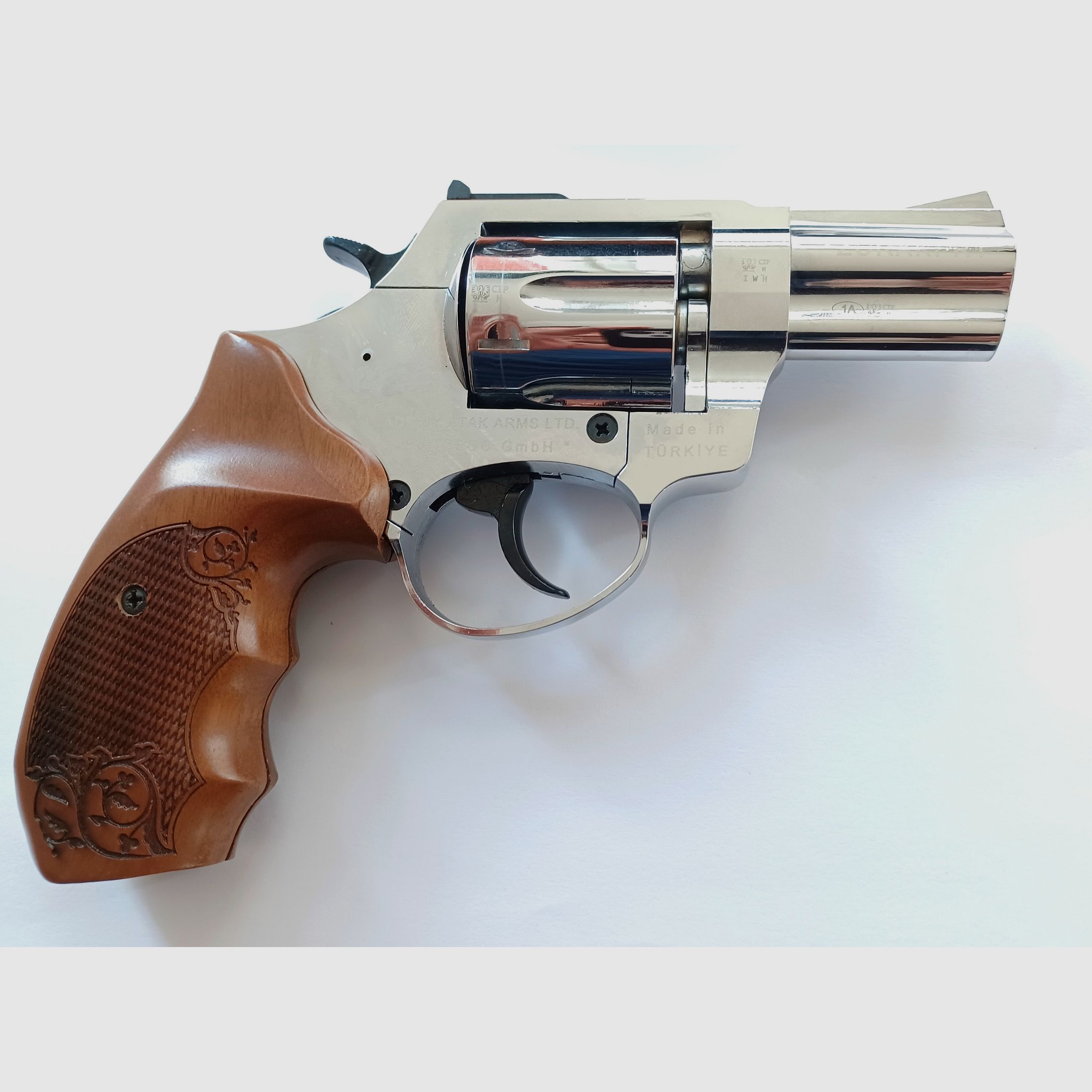 Zoraki R1 2.5" Chrome cal. 9mm R.KNALL