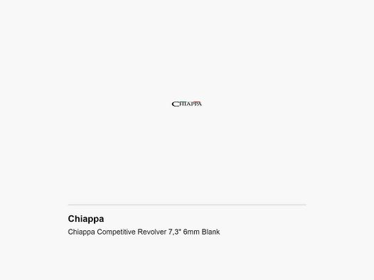 Chiappa Competitive Revolver 7.3" 6mm Blank