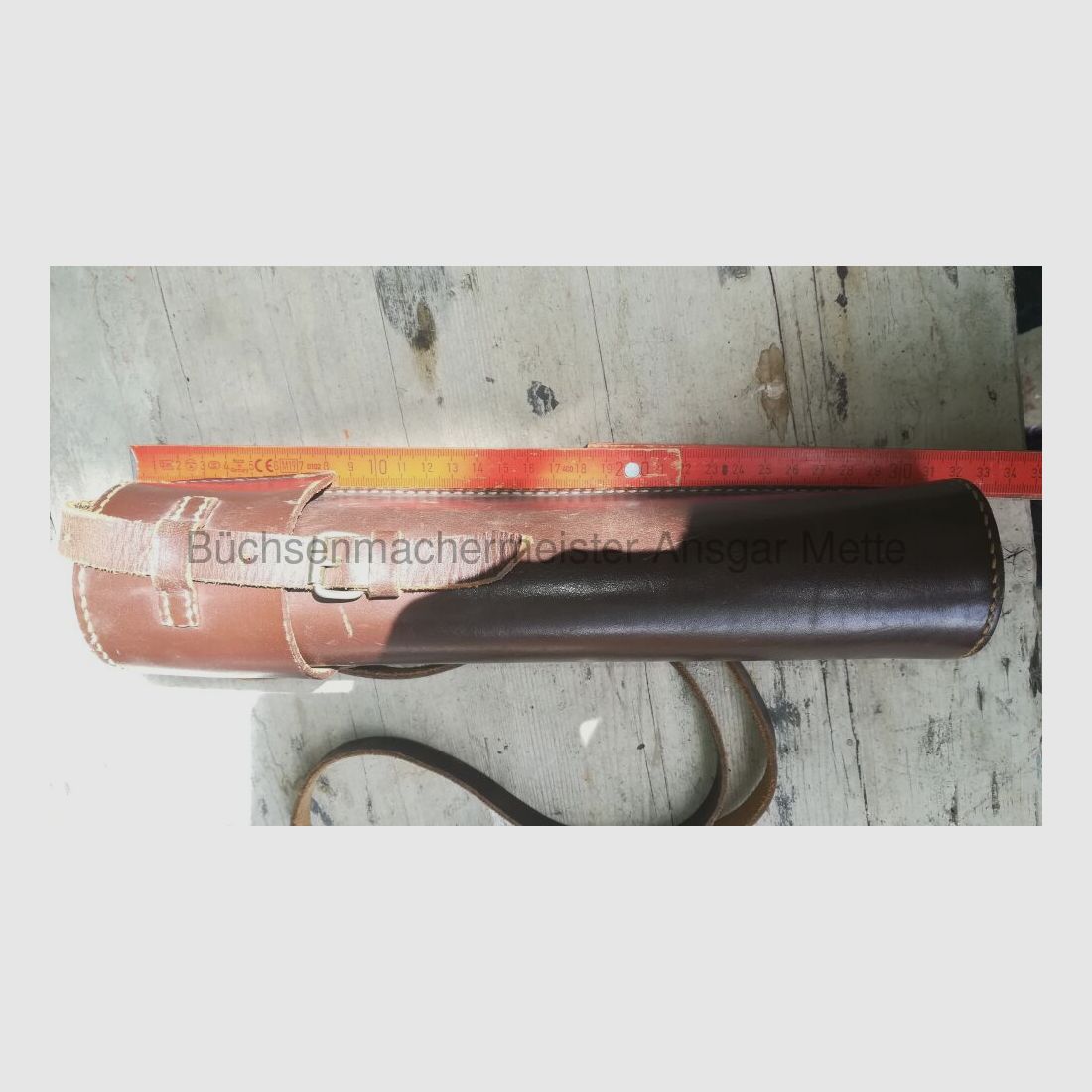 Zielfernrohrköcher Ledertasche Zielfernrohr	 Zielfernrohrköcher Ledertasche Zielfernrohr