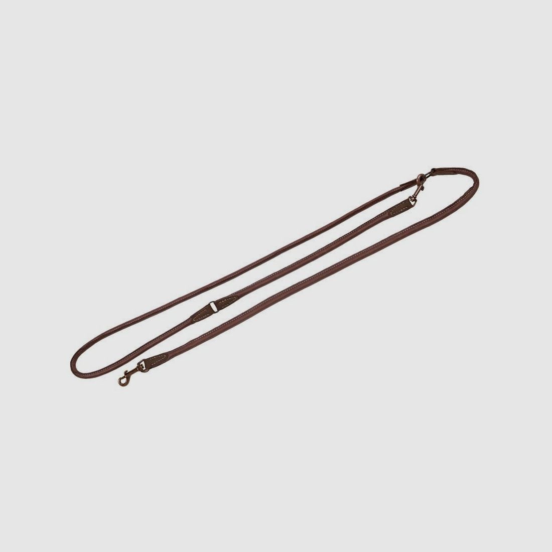 AKAH Olivenleder Umhängeleine rundgenäht