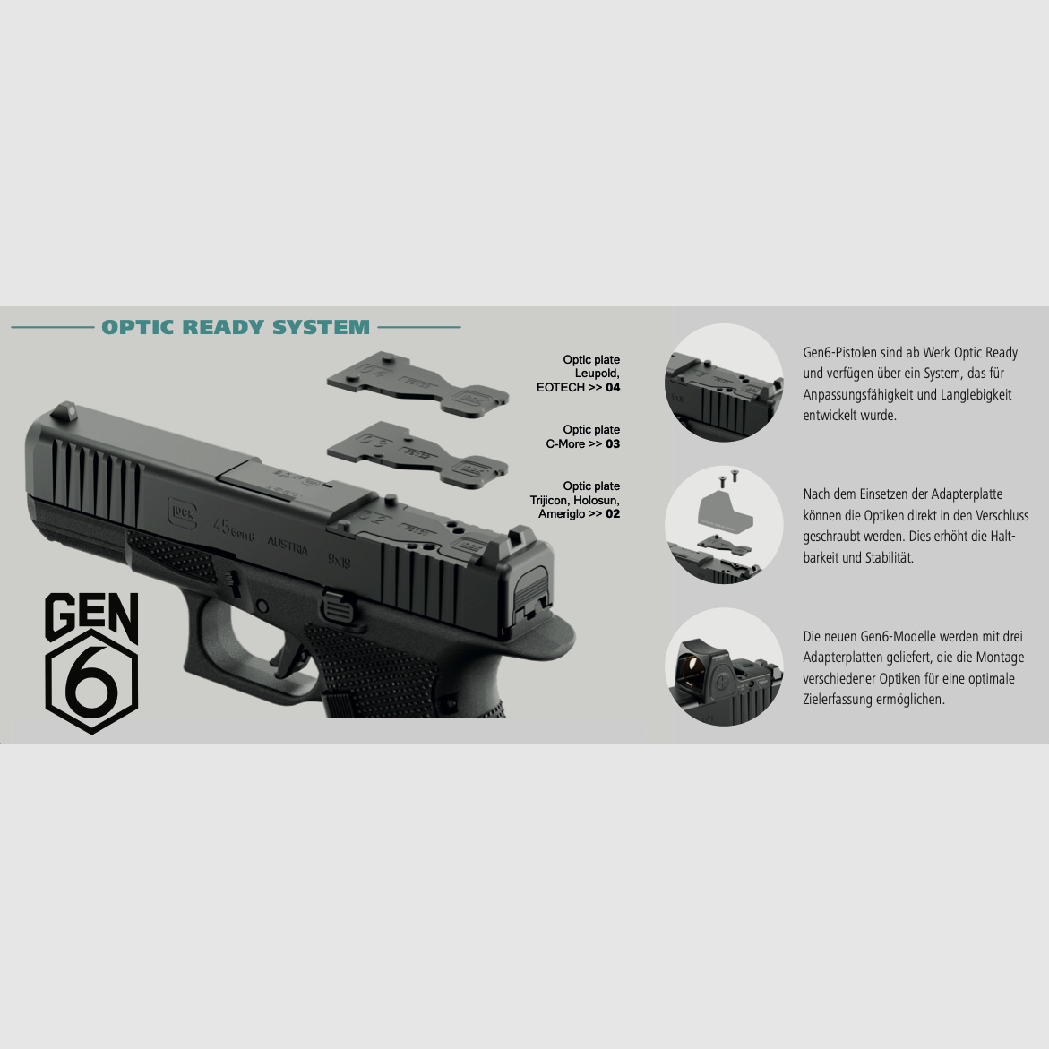 GLOCK 17 Gen6 OR  / 9mm