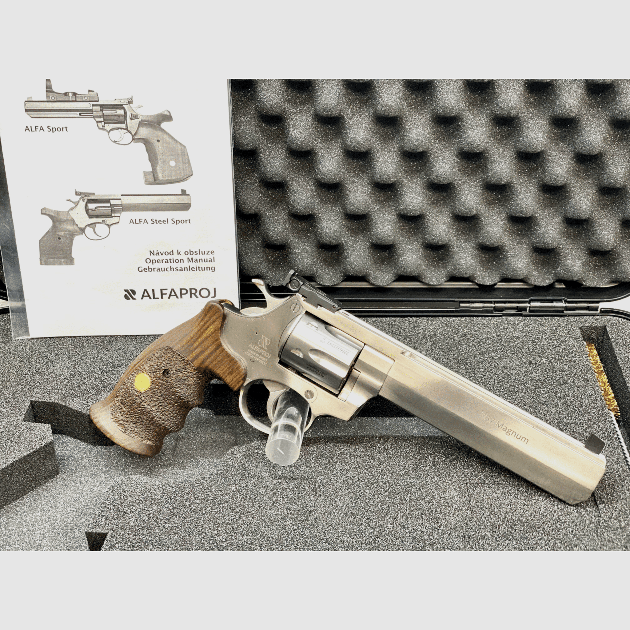 ALFA ProJ Steel SPORT acciaio inossidabile 3563 Revolver 6″ | .357 Mag.