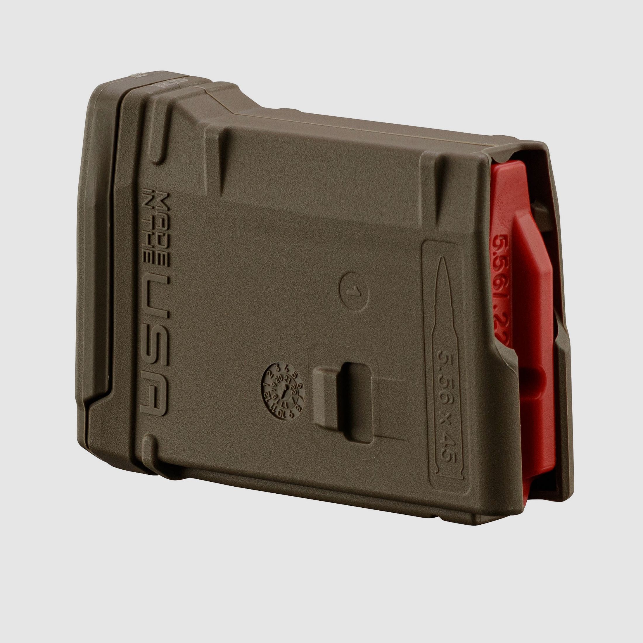 AMEND2 10-schots magazijn voor AR14 / M4 TAN kal. 222/223, afbeelding 3 van 4