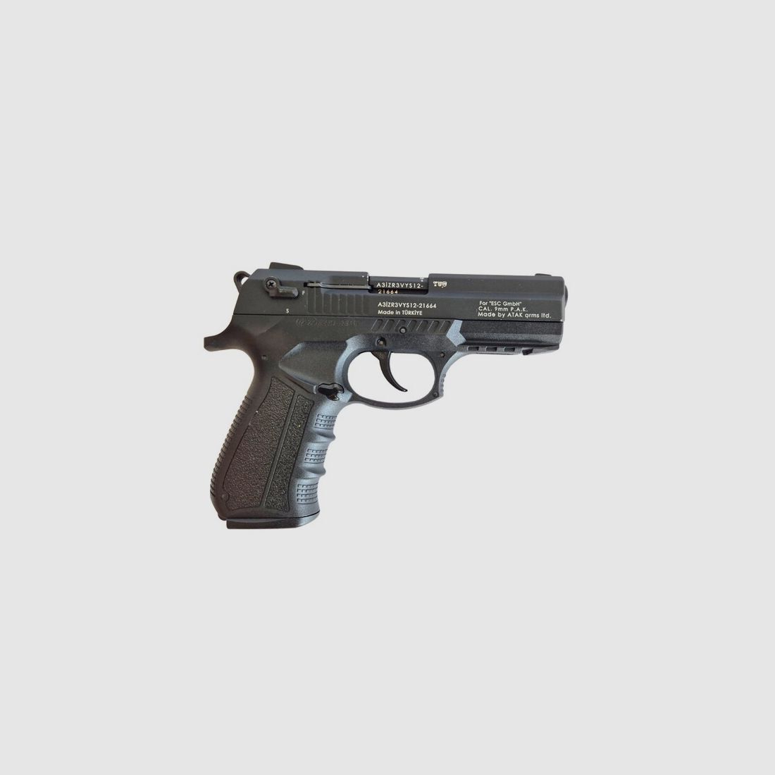 Zoraki 2918 Kal. 9 mm P.A.K. schwarz + Zusatzmagazin und Schnellader