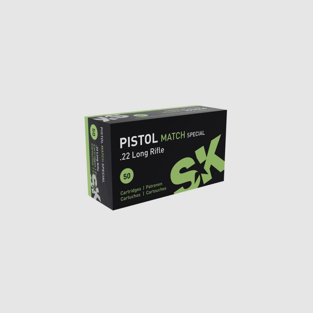 SK KK-Munition .22lr Pistol Match Spezial 50 Stk