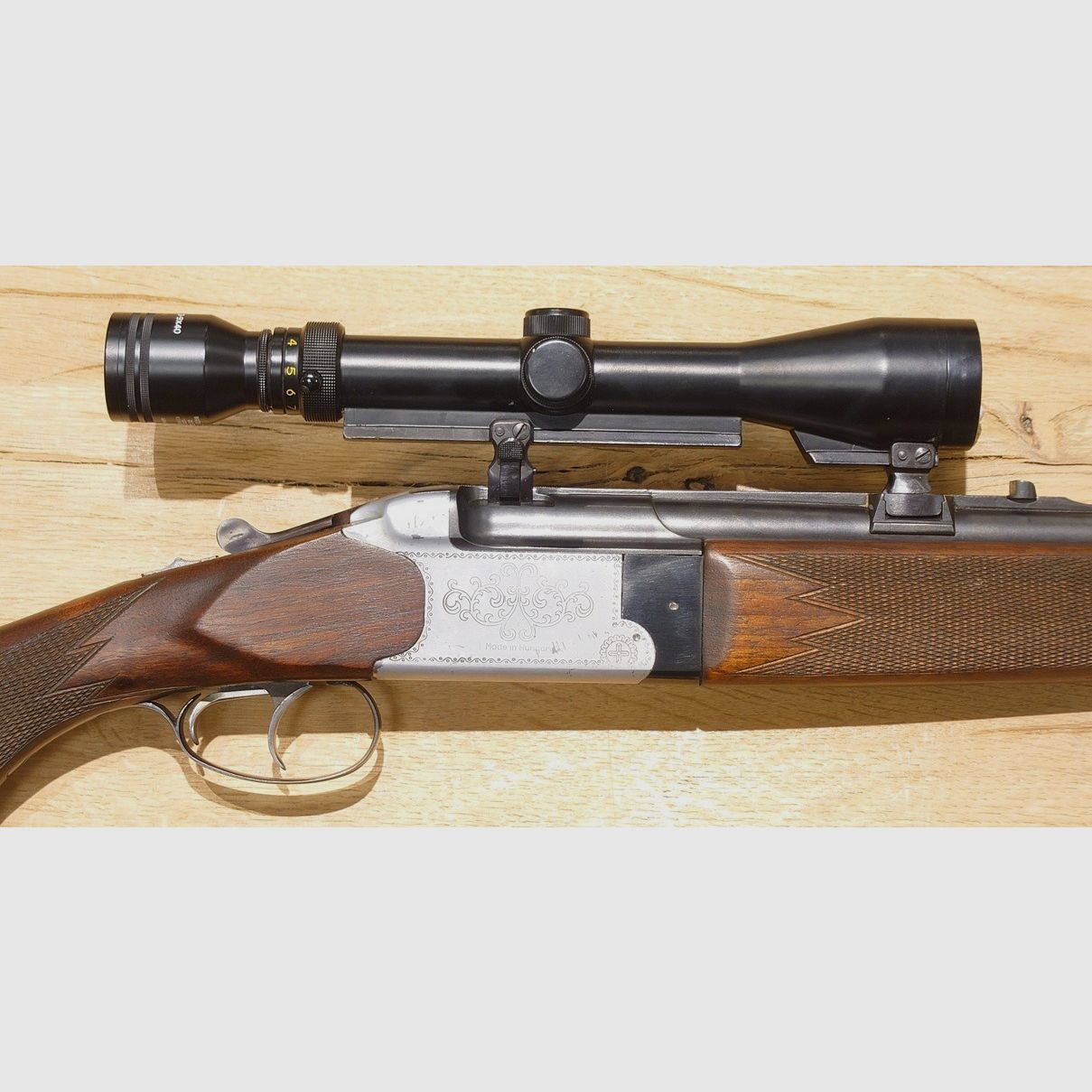 Bockbüchsflinte Kettner Mod. Puszta Kal. 7x65R 12/70