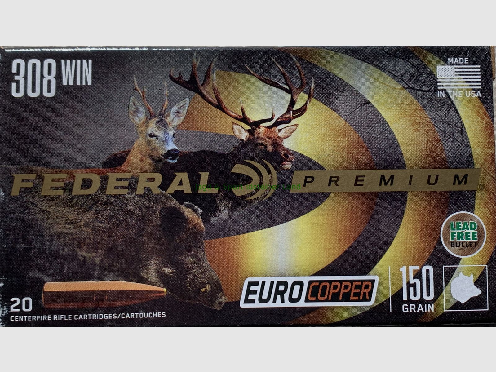 Federal Euro Copper -bleifrei- 150grs