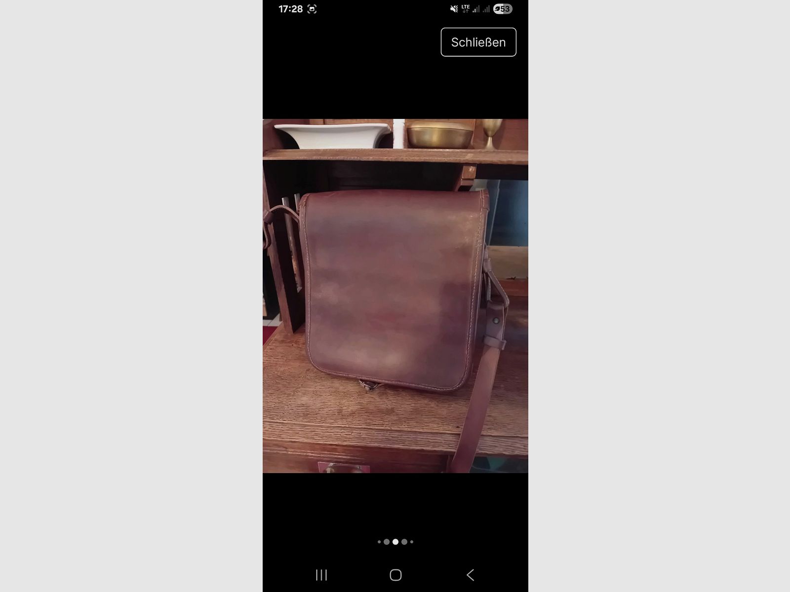 Echtleder Jagdtasche Unikat