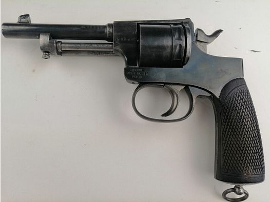 Très beau et peu courant revolver Rast und Gasser Modèle 1898 – 8 coups – Monomatricule – TBE