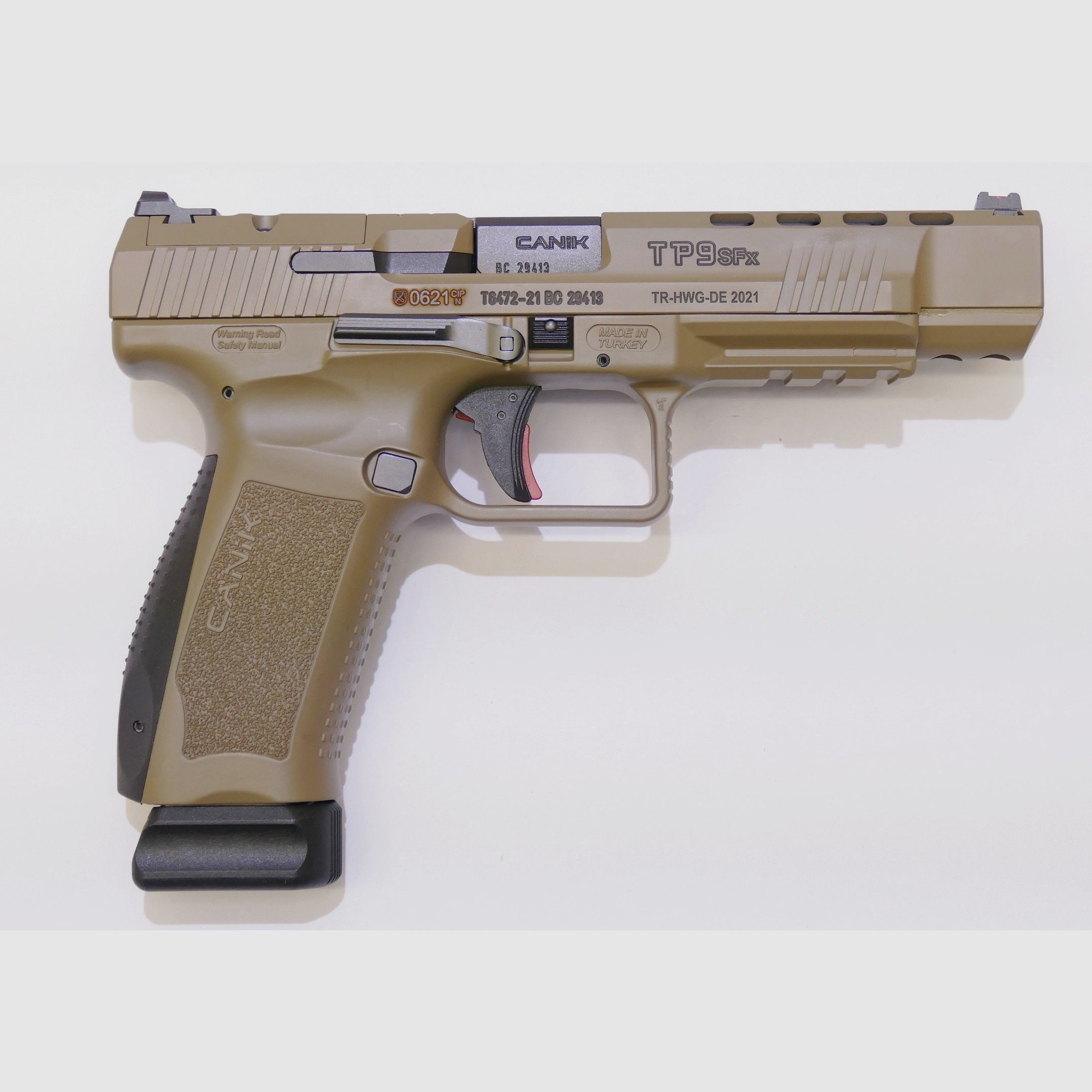 Canik TP9 SFx Mod. 2 FDE 9mmLuger Pistole