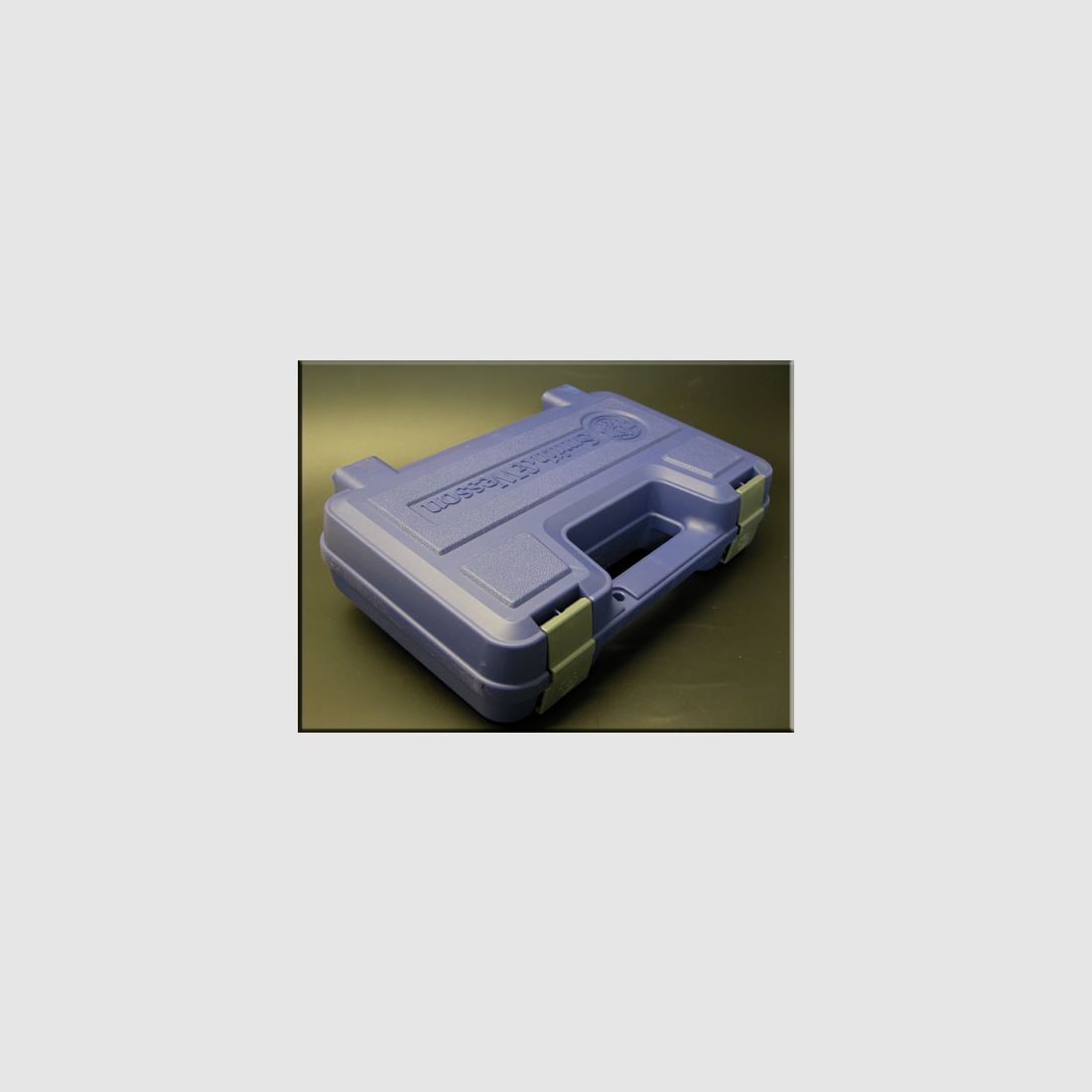 S&W Waffenkoffer fr Kurzwaffen ber 6"-Zoll, Kunststoff "BLAU" New Generation blau" BIG-SIZE"