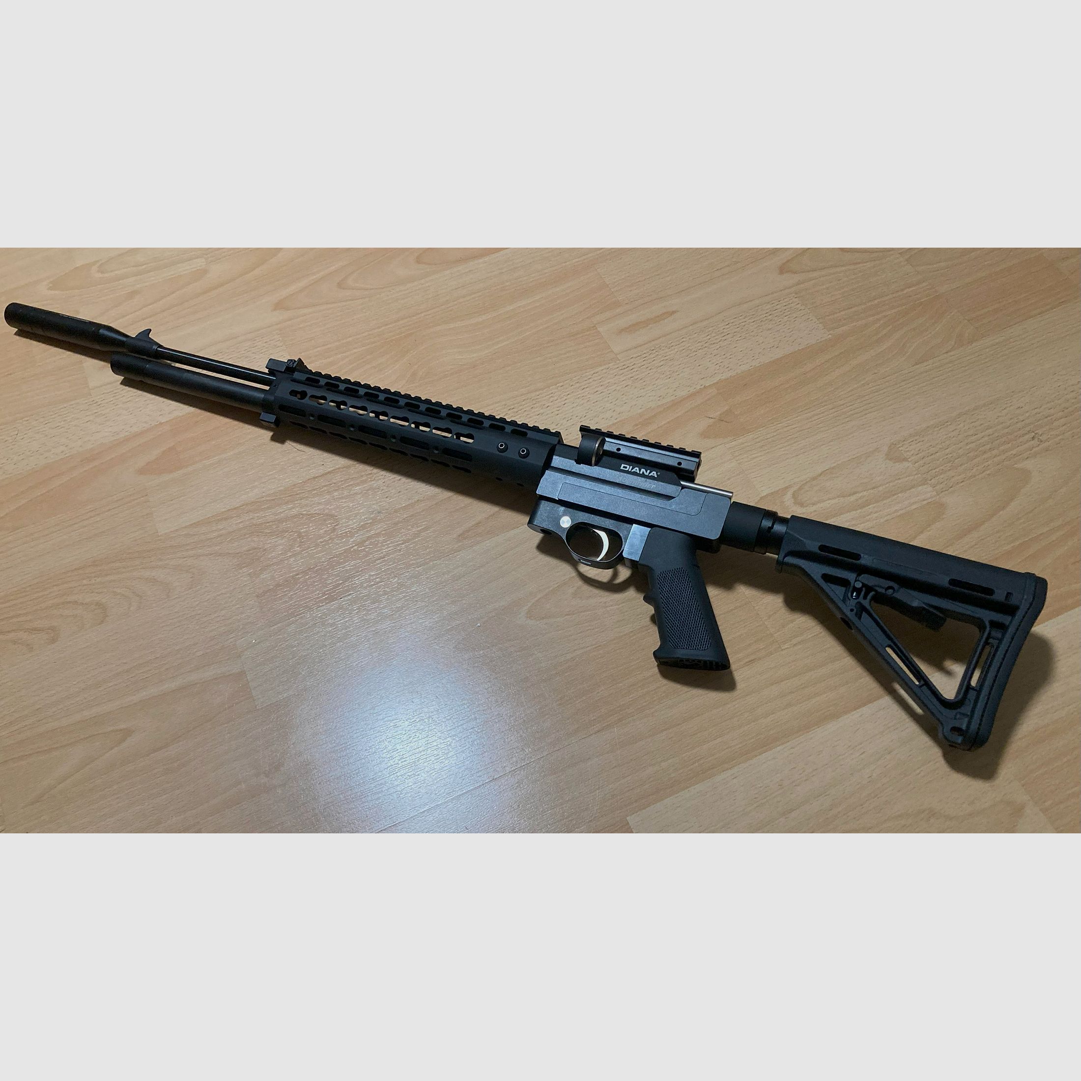 Diana Stormrider carabine à air 5,5 mm conversion style AR15 7,5J, y compris kit d'exportation 35J (non installé)