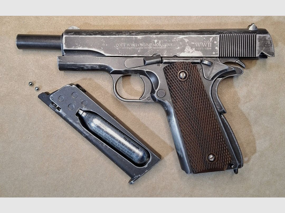 !!! Umarex Colt WWII Commemorative, edizione limitata, cal. 4,5mm, BB, Co² !!!