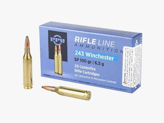 PPU 243 WIN SP 100 GR. Munition