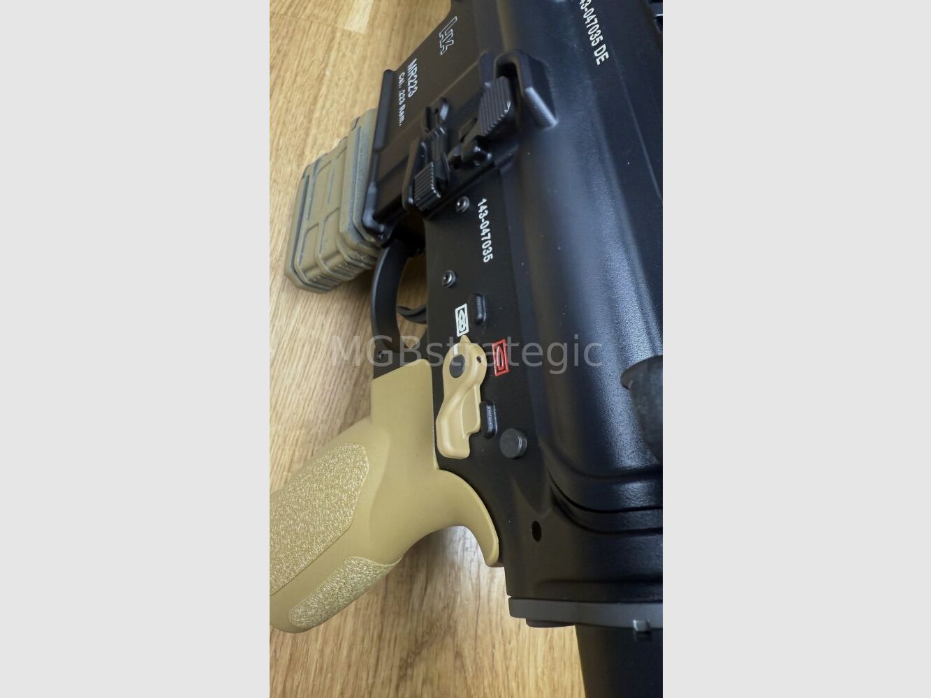 Heckler & Koch GmbH MR223 A3 Sport 14,5" wersja specjalna MGBs - długi handguard - końcówka QD - uchwyt ręczny - blast can