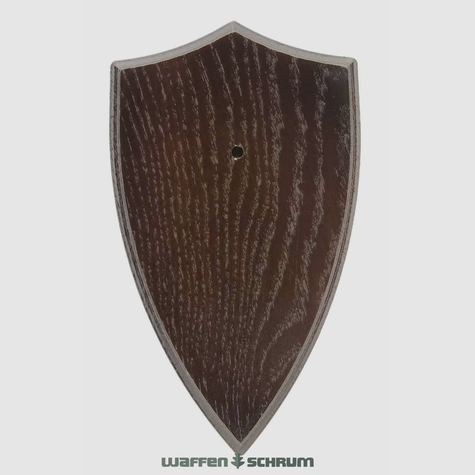 Eurohunt Gehörnbrett klassisch Dunkel - Spitz 20x12cm
