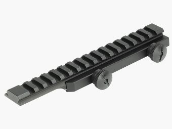 Weaver Tactical Picatinny-Style Riser Mount AR-15 Flattop Thumb-Nut nero opaco