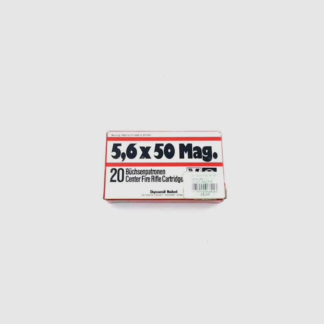 5.6×50 Mag. RWS Vollmantel 3.24g.