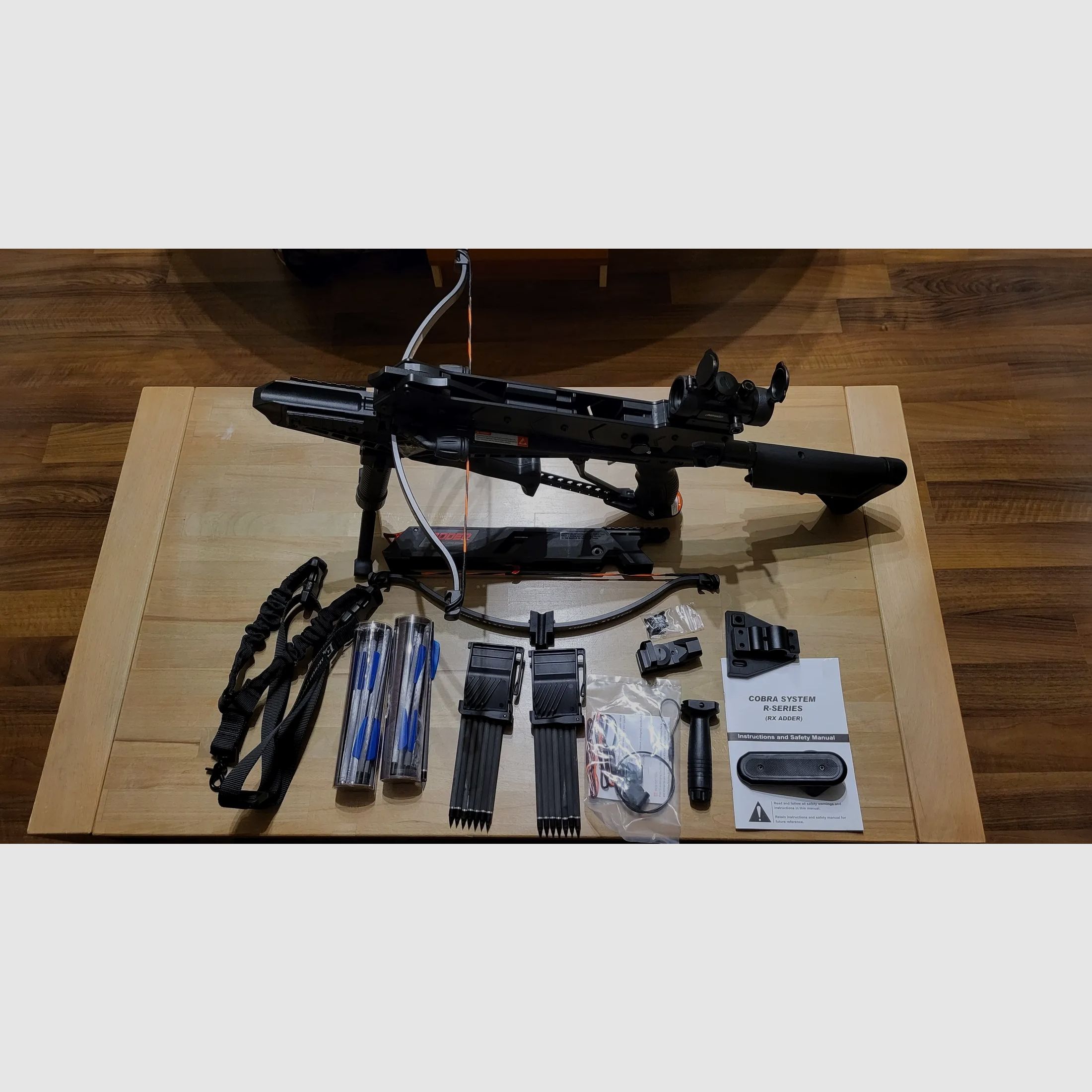 EK Archery Armbrust Cobra Adder Set, viel Zubehör