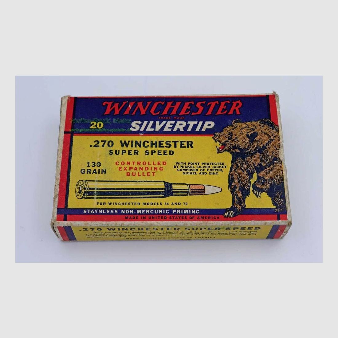 Winchester - USA rifle cartridges