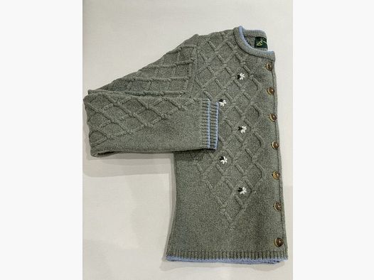 Damen Strickjacke aus Merinowolle in Salbei