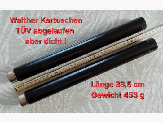 Pressluftkartuschen von Walther