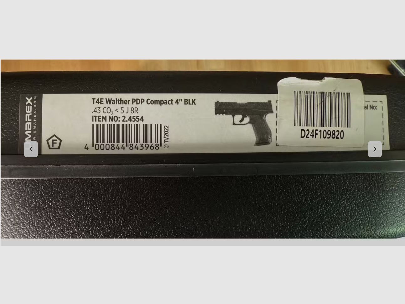 Umarex Walther PDP Compact 4" T4E .43 | Neuwertig und unbeschossen