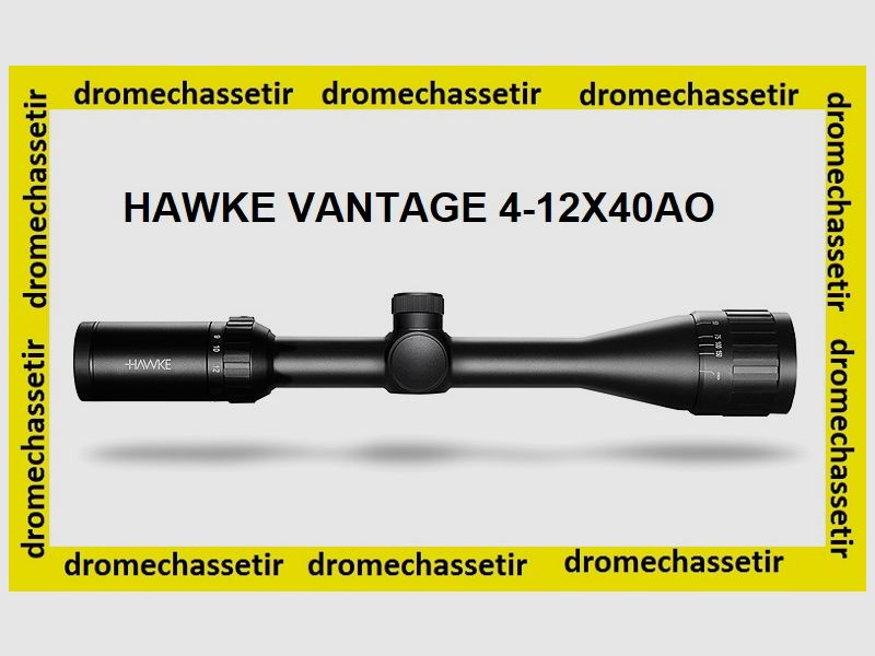 Hawke Vantage 4-12X40AO Zielfernrohr, Mildot-Absehen, Durchmesser 25,4mm, Ref 14141