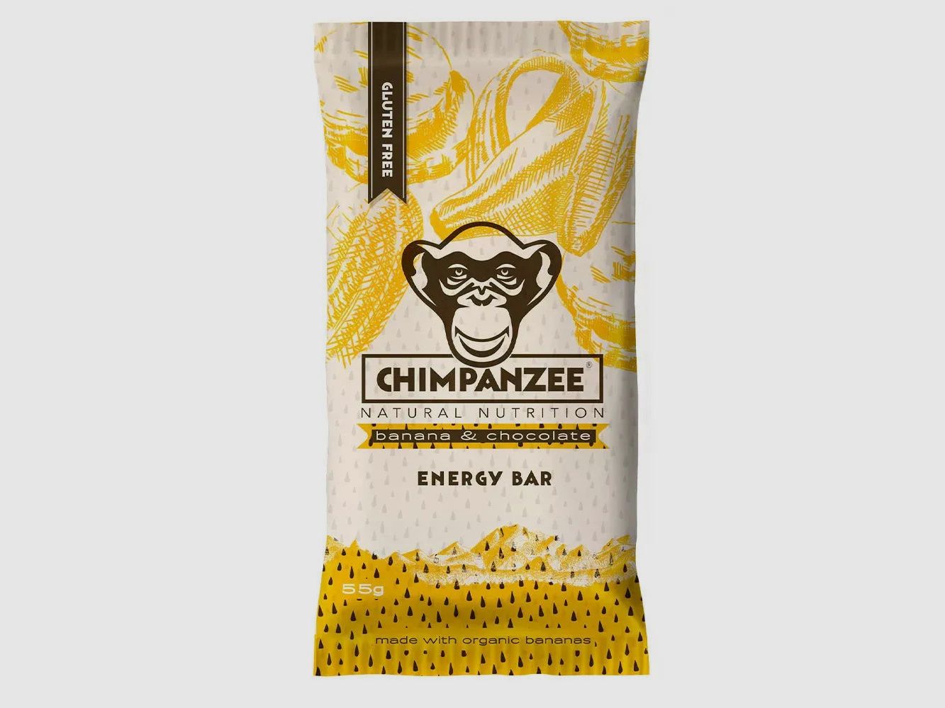 Chimpanzee Riegel Energy Bar Banane Schokolade