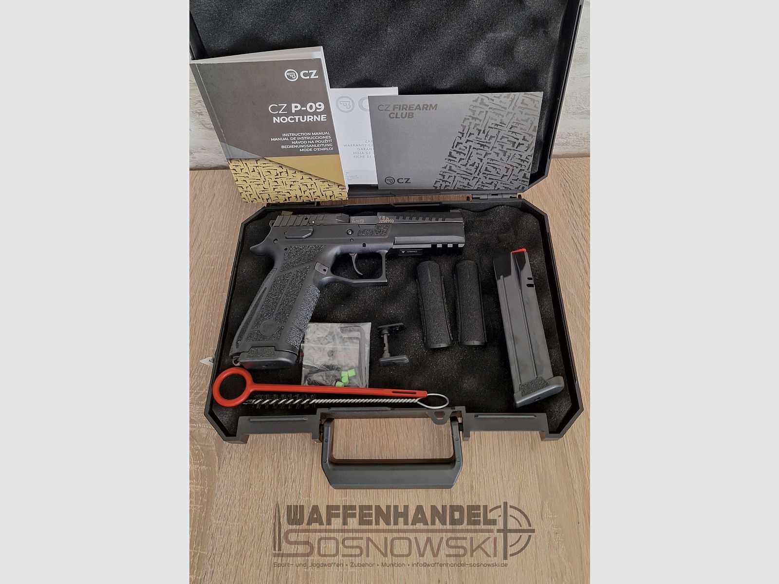 Pistolet CZ P-09 F Nocturne 9mm Luger