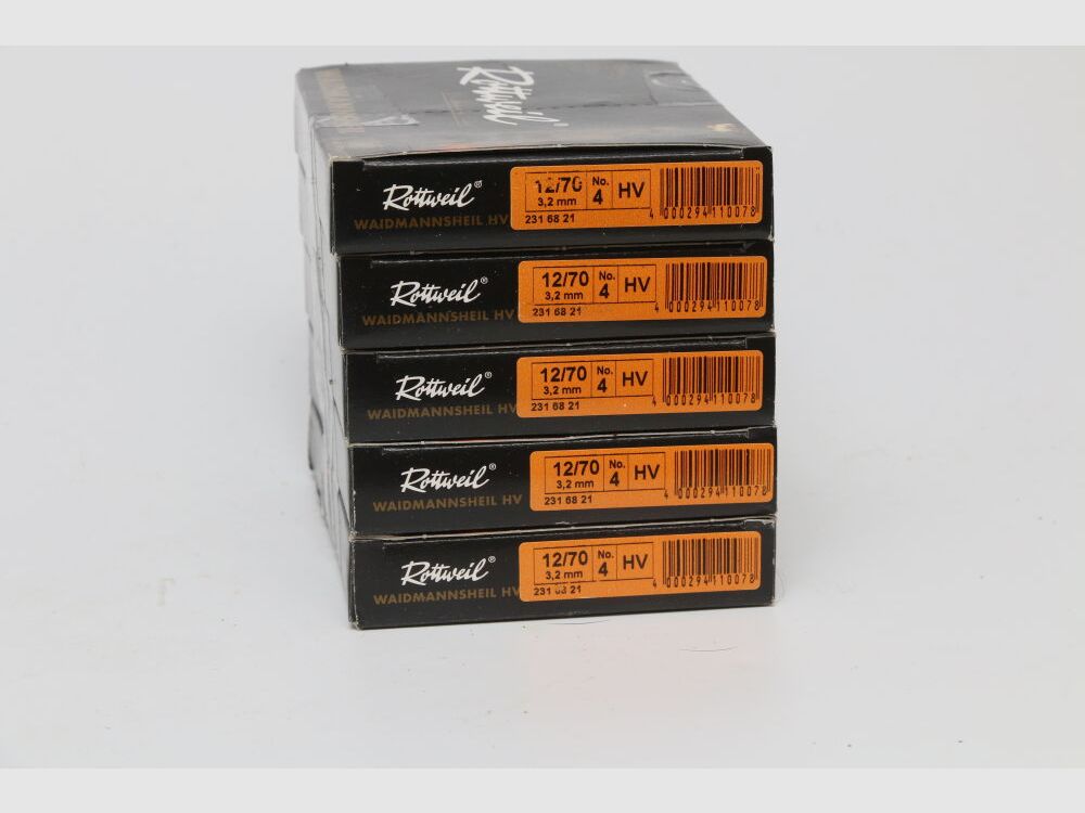 Rottweil Waidmanns Heil 12/70 HV 3,2mm 36g