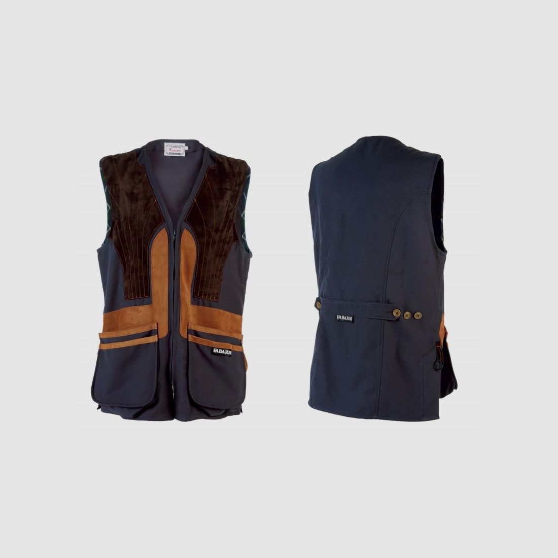 Schießweste FABARM Superlative Winter blau - Ambidextrous 4XL