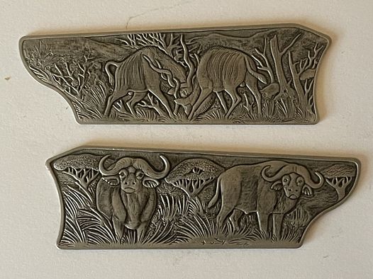 Blaser R93, Seitenplatten, Büffel und Kudu, neu
