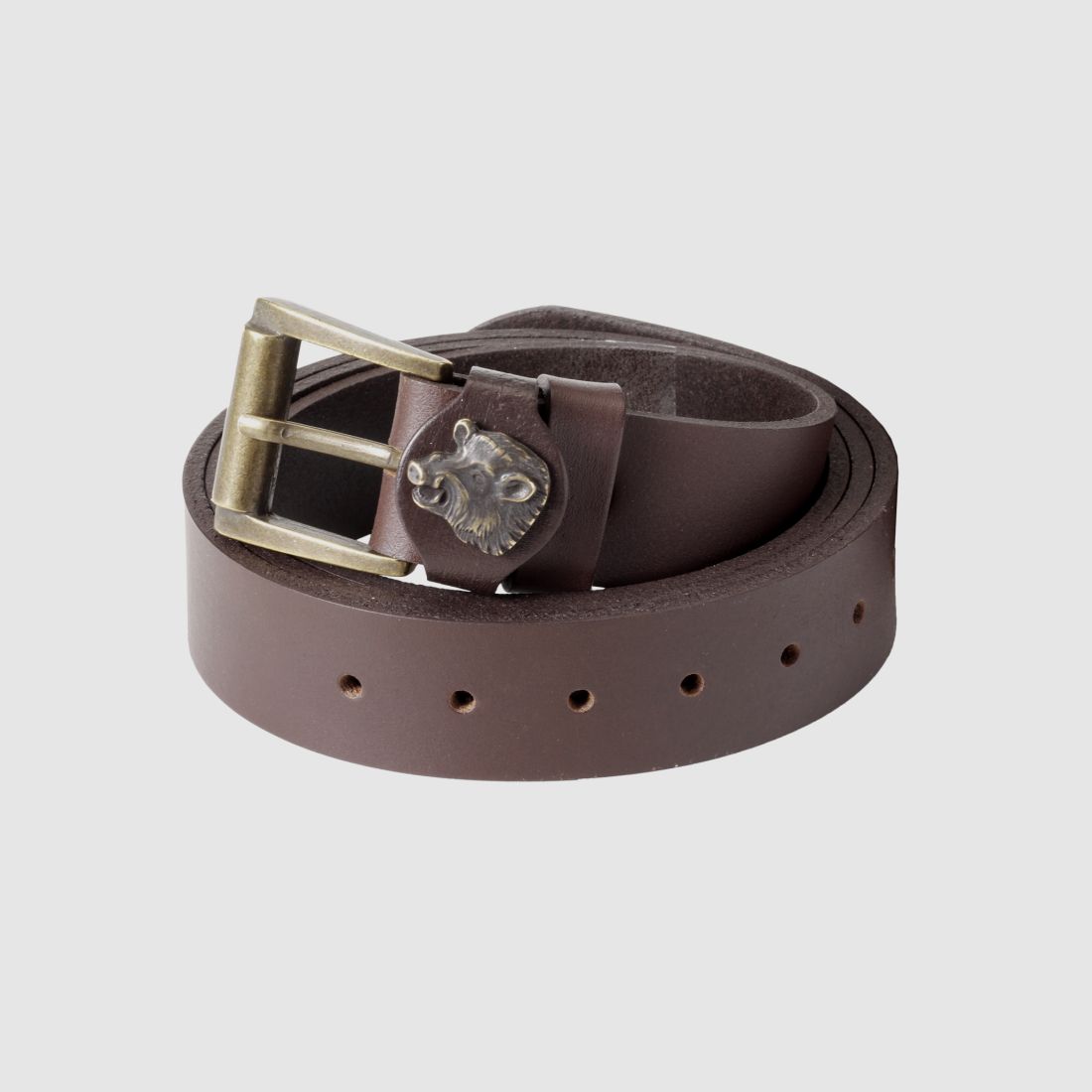 CINTURA IN PELLE MARRONE KEILER 40 MM 130 CM