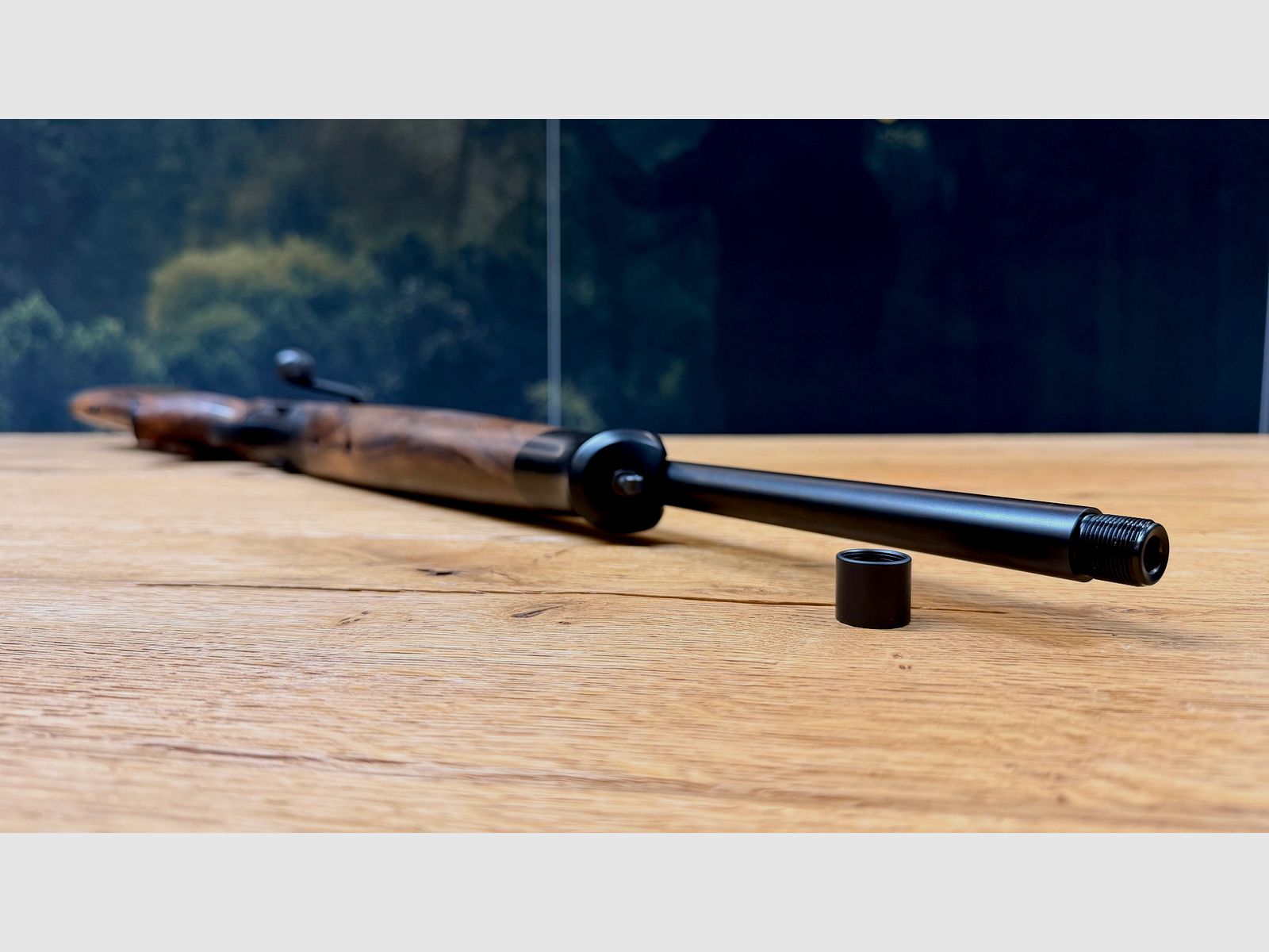 Blaser R8 Holzklasse 7 / Stahlkugel graviert mit Fischhaut / Kaliber und Lauflänge nach Wahl, Bild 11 von 11
