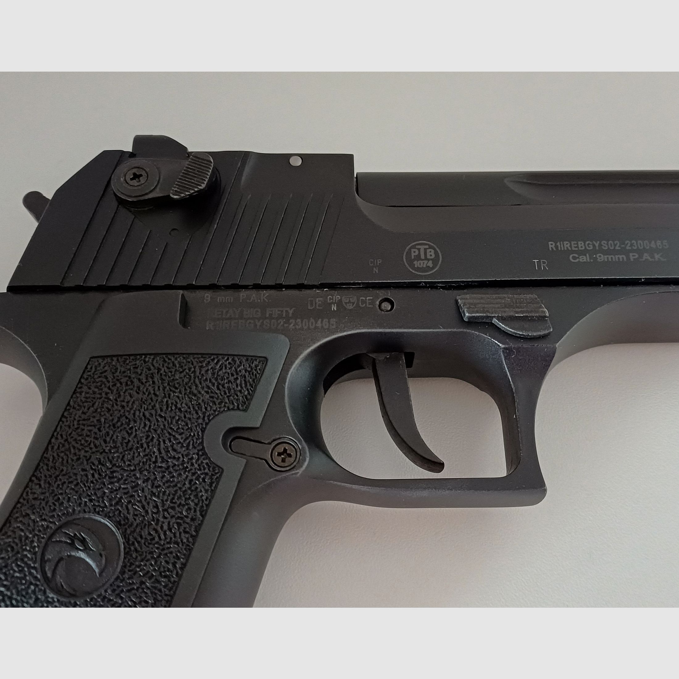 Pistolet d'alarme RETAY Big Fifty Ptb 1074 noir