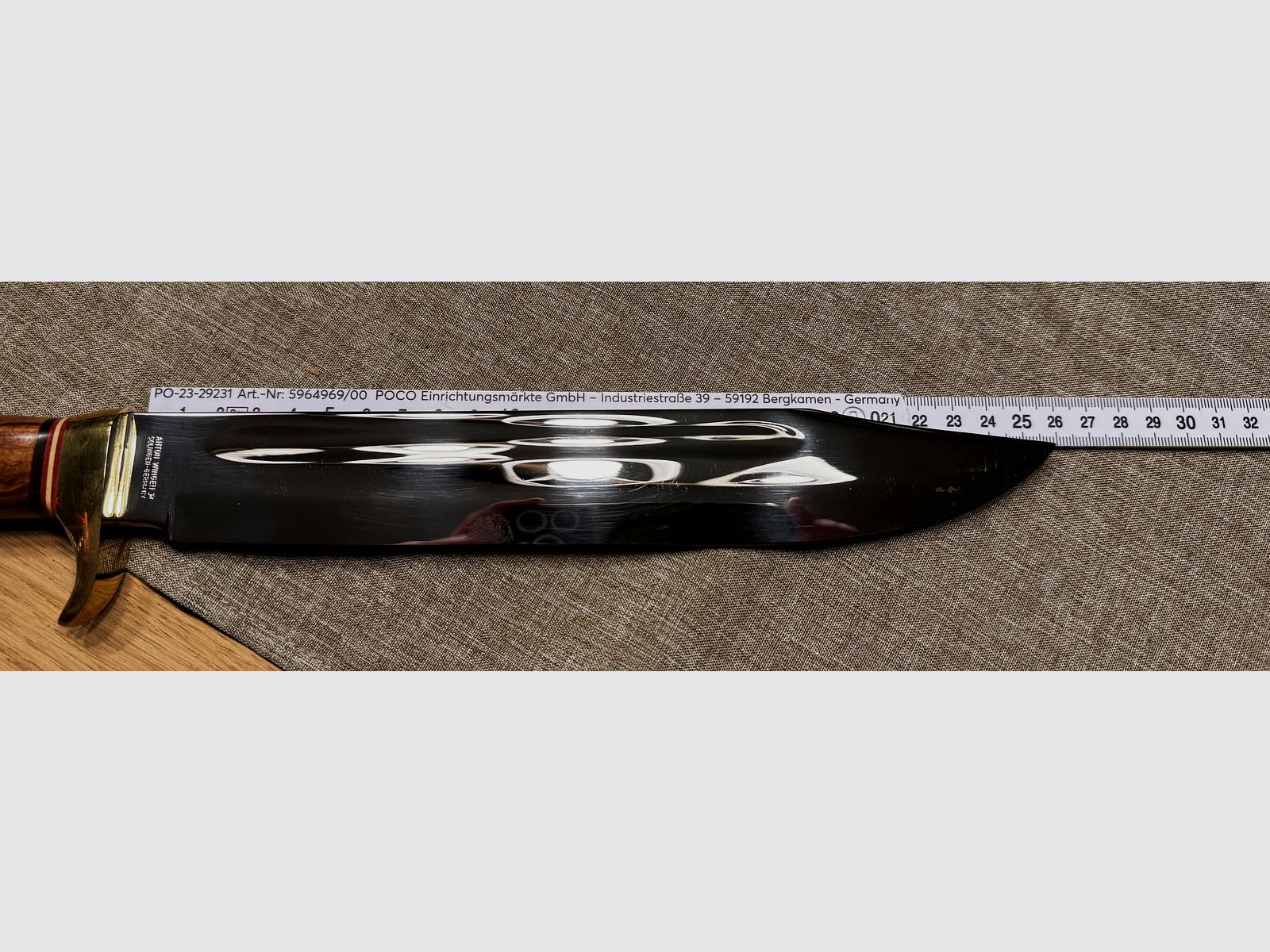 Jagdmesser Solingen Crocodile Hunter, Sammlermesser 