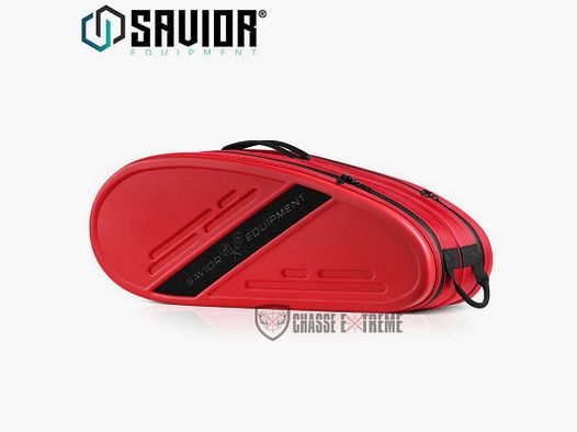Doppeltasche Tennis SAVIOR für Waffen - Rot