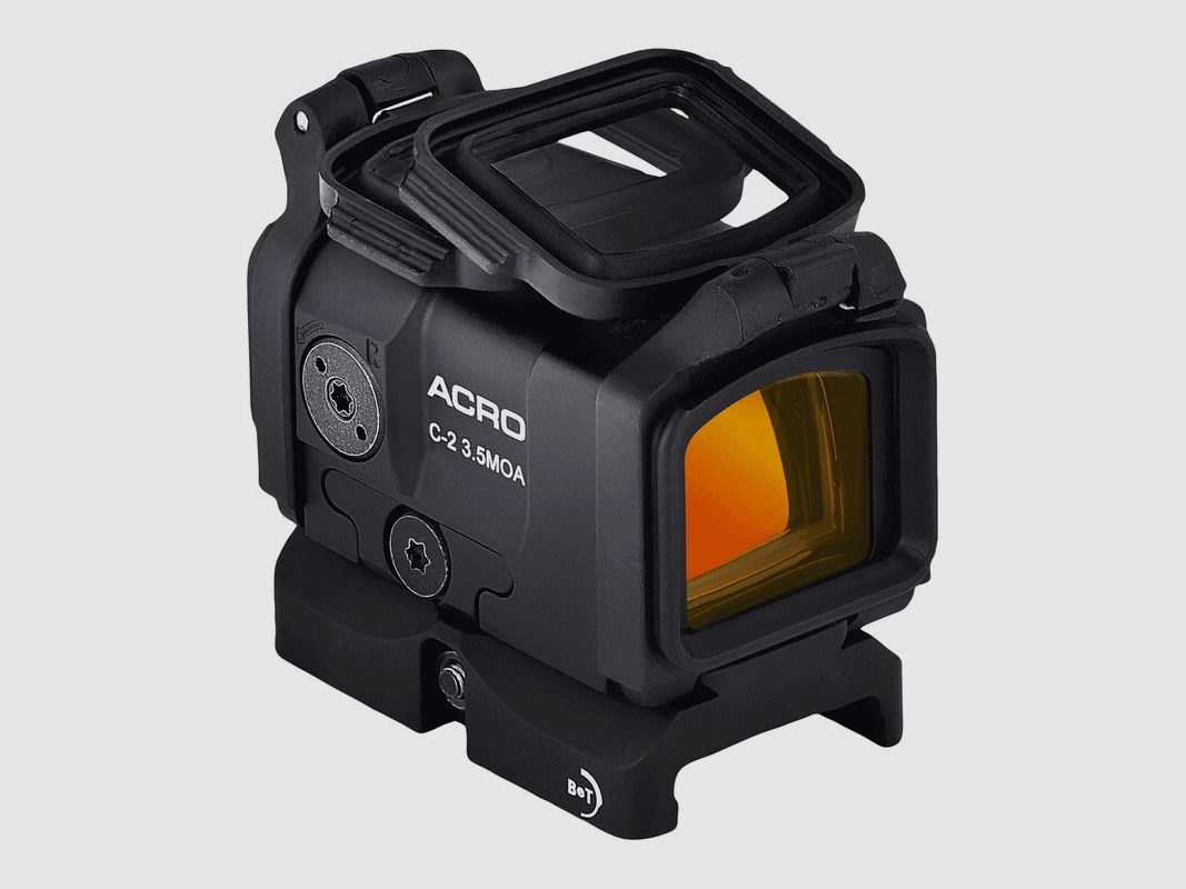 AIMPOINT ACRO C-2 incl. Adapter Weaver / Picatinny & Flipups, afbeelding 2 van 5
