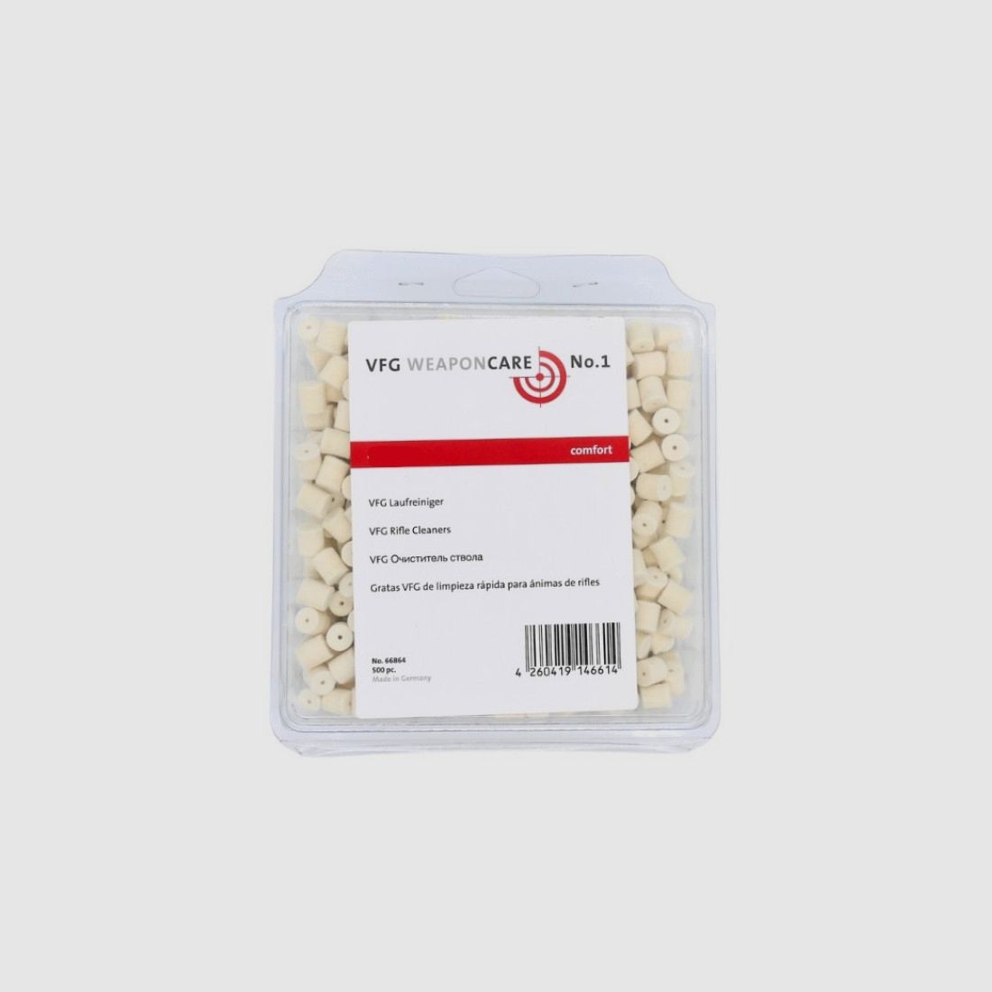 VFG Barrel Cleaner Comfort / 500 pcs 8mm Cleaning Accessories for Weapons