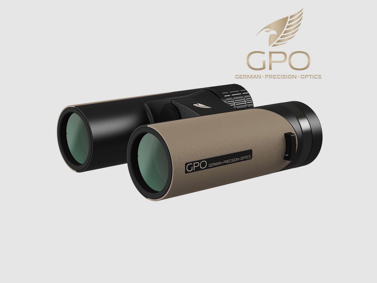 GPO B302 Fernglas Passion ED 8x32 Sand mit Zubehör Birdwatching Naturbeobachtung