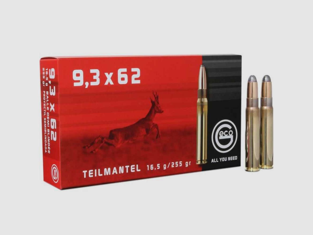 Geco rifle cartridges 9.3x62
