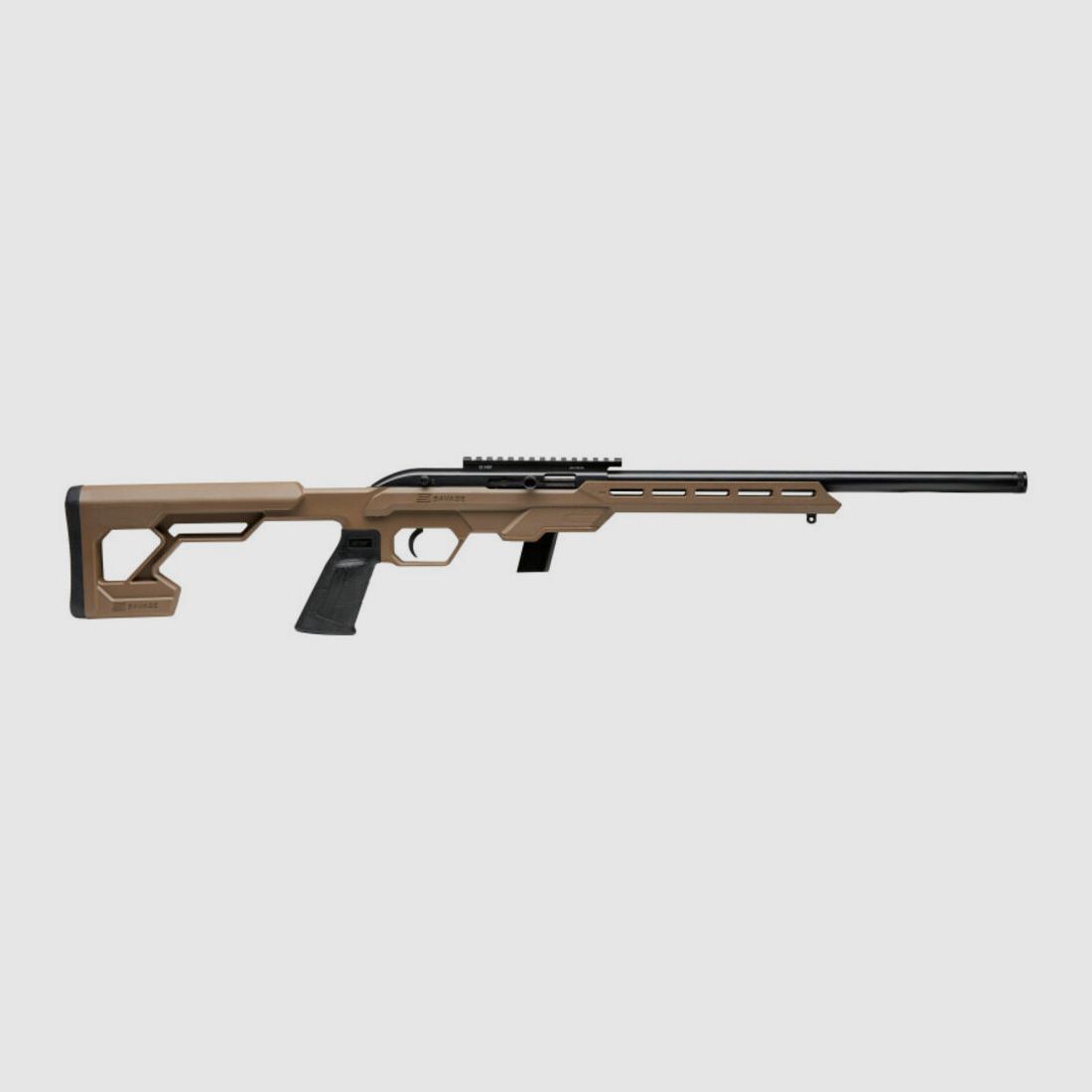 Savage 64 PRECISION FDE 20RDS .22 LR 16,5"/42CM 1/2"-28
